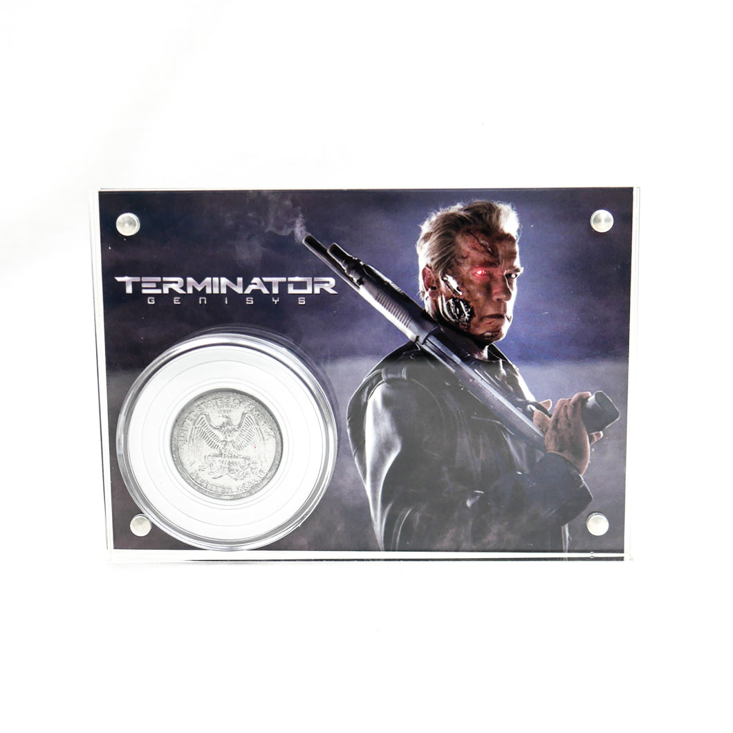 Pièce de monnaie - Terminator Genisys avec  Arnold Schwarzenegger