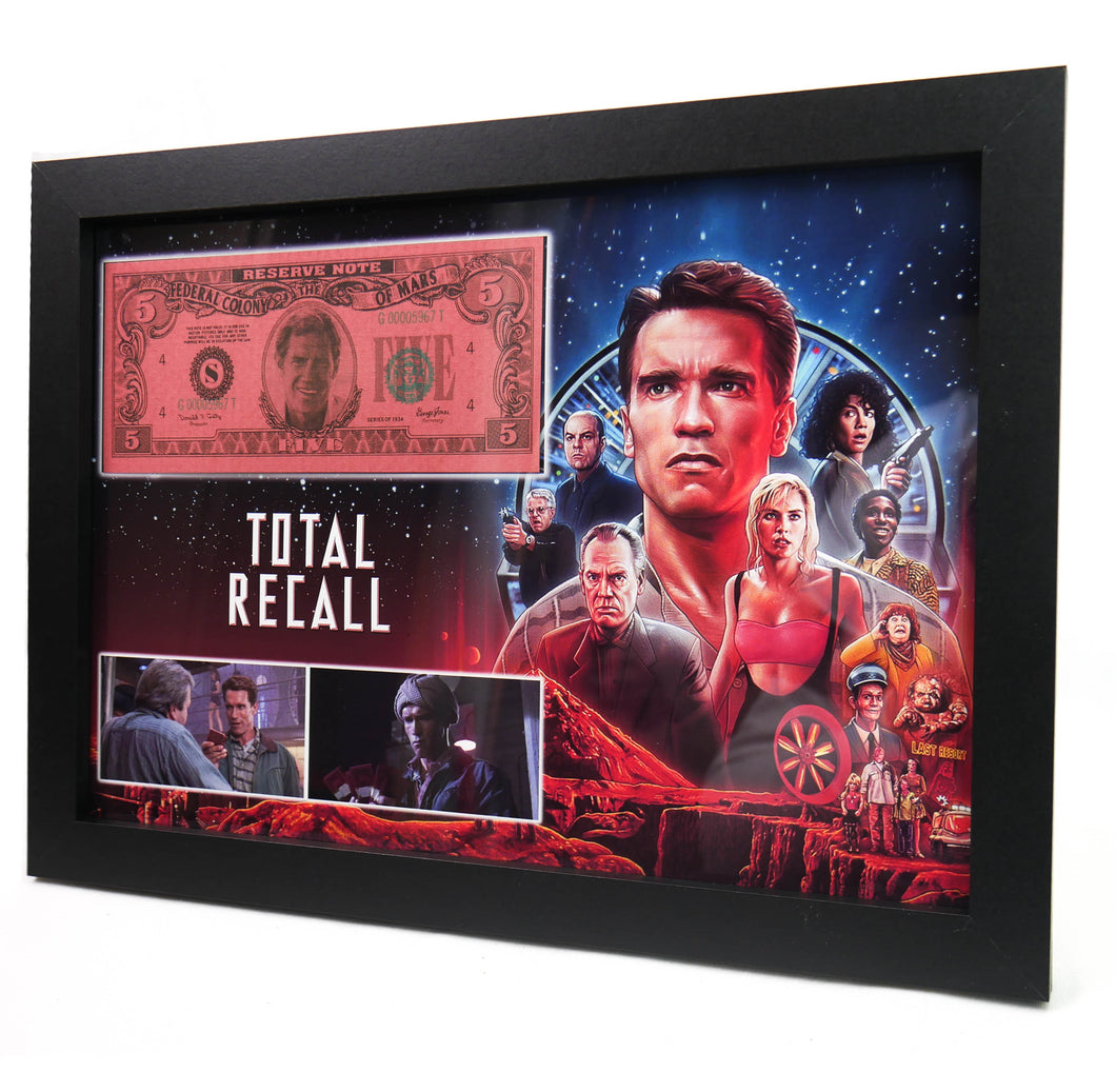 Billet de banque - Total Recall avec Arnold Schwarzenegger