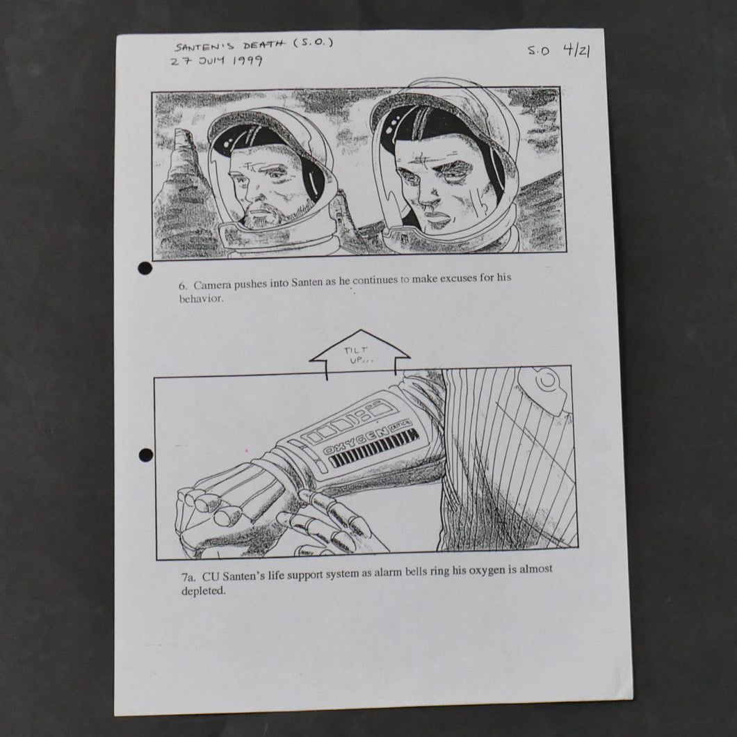 Red Planet (2000) Storyboard