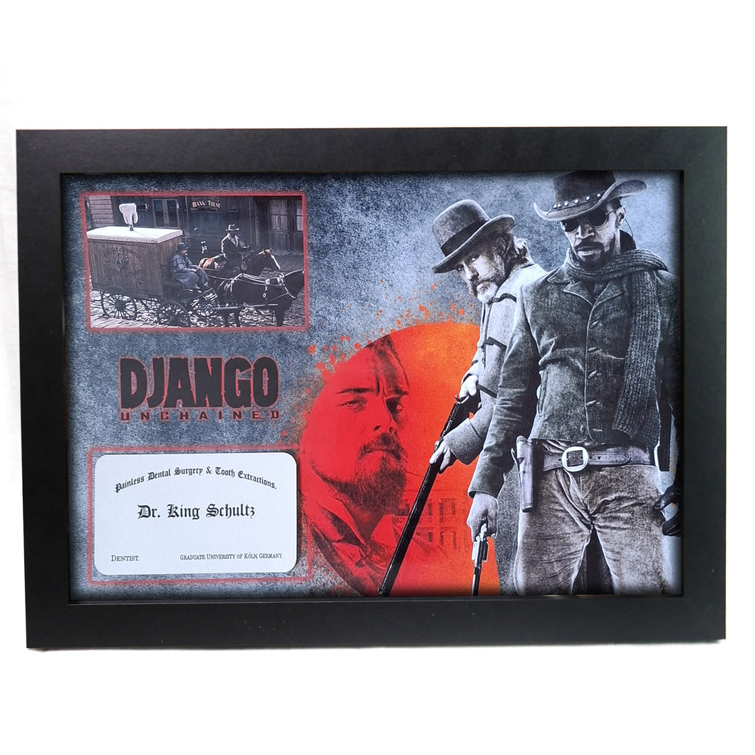 carte de visite Dr. King Schultz - Django Unchained