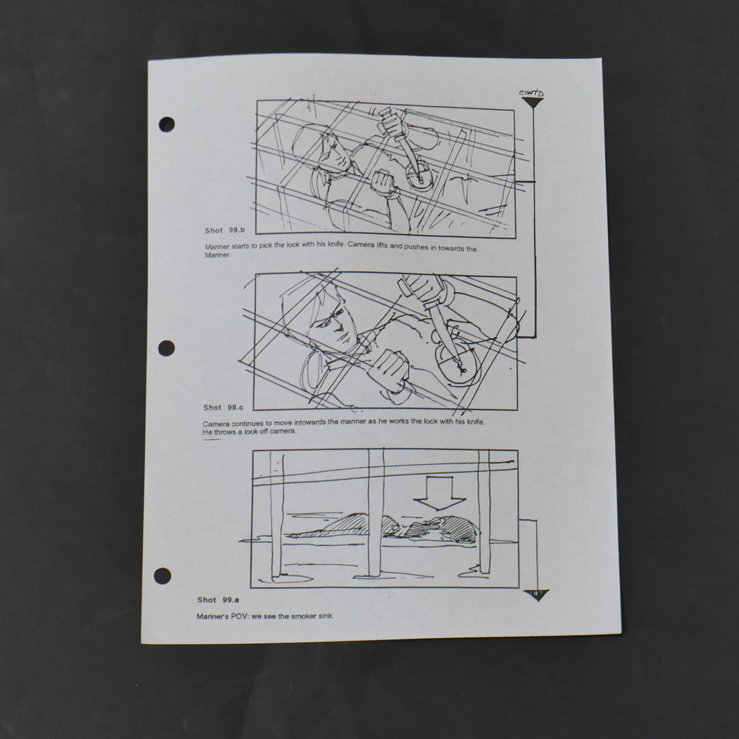 Waterworld (1995) Storyboard