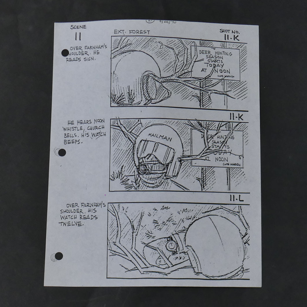 Hot Shots! (1991) Storyboard