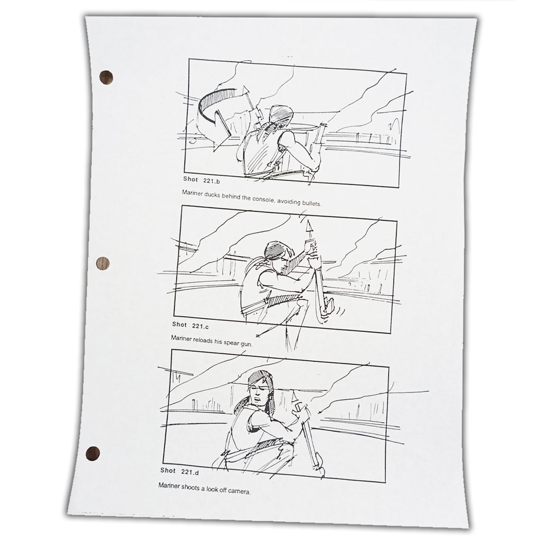 Waterworld (1995) Storyboard